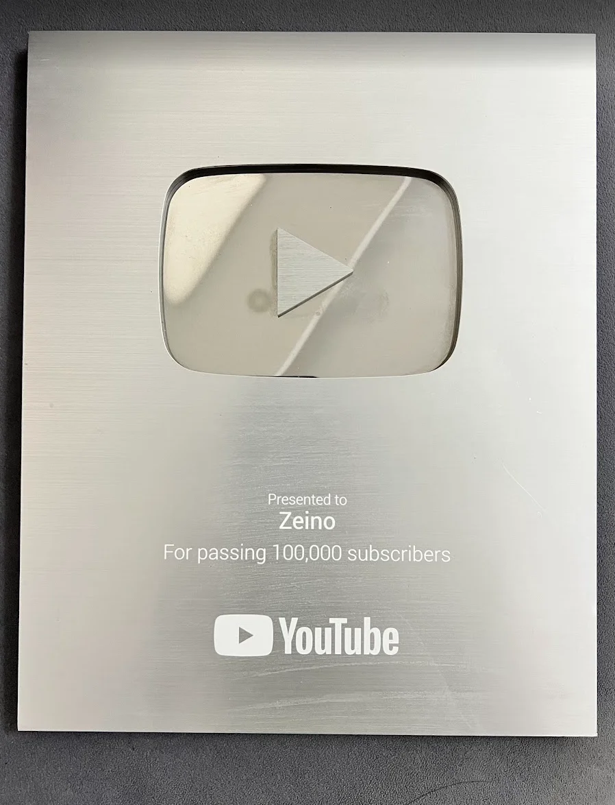 Silver Play Button